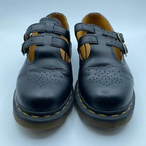 Dr. Martens 12916  Mary Janes Shoes Womens 9 EU 41 Black Smooth Leather Boho