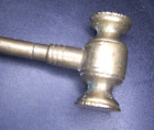 New ListingVintage Lathe Turned Bronze/Brass Small Hammer Maul Gavel, Watchmaker's Tool