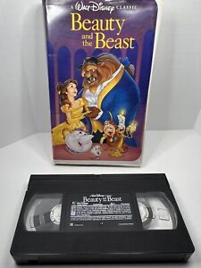 Beauty And The Beast VHS 1992 Walt Disney's Black Diamond Classic Tested Works