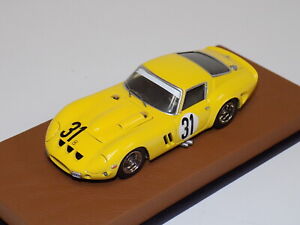 1/43 AMR Models  Nostalgia one Ferrari  250 GTO in Yellow  car #31    GP203