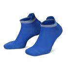 NEW Nike Spark Cushioned No Show Dri-Fit Running Blue Socks Men Size 10-11.5