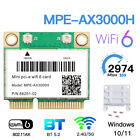 MPE-AX3000H Dual Band WiFi 6 Mini PCI-E Card Bluetooth 5.2 Wireless Network Card