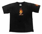 Vintage Jnco t shirt Black Flame Skull AH6