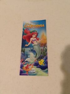 2011 Disney California Adventure Summer Map featuring Little Mermaid
