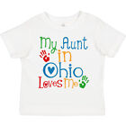 Inktastic My Aunt In Ohio Loves Me Toddler T-Shirt Girl Boy Childs From Auntie