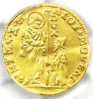1700-09 Italy Venice Gold Zecchino 1Z Ducat Christ Coin - PCGS AU Details