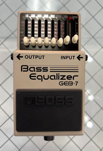 Boss GEB-7 Bass Equalizer 7-band EQ Guitar Effects Pedal Store Display Model