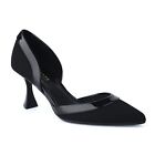 JENN ARDOR Womens Pumps Low Heels Stiletto Sandals Dress Shoes Party Dress Pumps