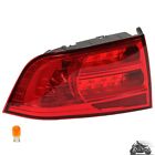 Halogen Driver Left Side Tail Light For Acura TL 2004-2008 Red Lens w/ Bulb (For: 2008 Acura TL)