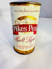 Pikes Peak Malt liquor flat top beer can Walter Brewing Co Bottom open