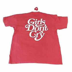 Girls Don’t Cry Verdy Pink Graphic T Shirt New Rare Color Way