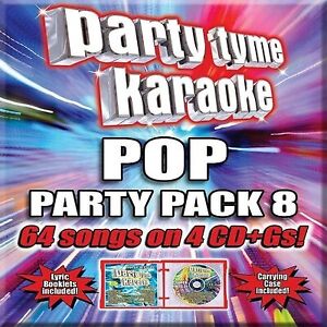 Party Tyme Karaoke Pop Party Pack 8 (4 CD)