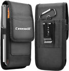For T-Mobile REVVL 7 6X 6 Pro 5G Case Nylon Belt Clip Holster Carrying Pouch