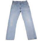 Vintage Levi's 505 Regular Fit Straight Leg Blue Jeans Y2K Men's Sz 38x32