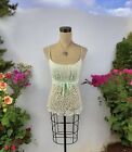 Lace Sheer Babydoll Tank Top Camisole Fairy Boho Hippie Coquette Floral Festival