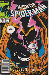 Web of Spider-Man #38 Vol. 1 (1985-1998, 2012)Marvel Comics,High Grade,Newsstand
