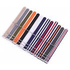 18mm 20mm 22mm 24mm Military Canvas Nylon Watch Strap Band