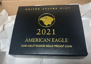 2021 American Eagle One-Half Ounce Gold Proof Coin (21ECN) Type 2 *SHIPS TODAY*