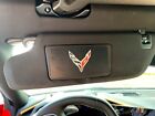 Fits 2020-2024 C8 Corvette Visor Warning Label Covers Decals Large Flags Logo