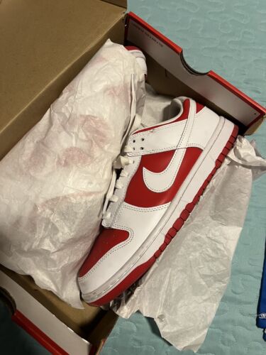Size 8.5 - Nike Dunk Low Championship Red