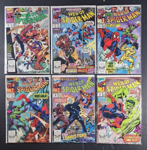 Web Of Spider-Man #64 65 66 67 68 69 NM Marvel 1990 lot of 6
