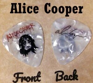 Alice Cooper classic hard Rock band artist novelty signature guitar pick (BG-E3)