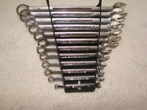 USED Craftsman 12 Piece SAE 12 point Combination Wrench Set USA  1/4-15/16 VV, V