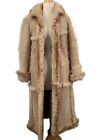 Overland Spanish Lambskin Shearling Womens Reversible Rancher Coat 40 XS/S READ