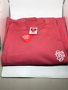 Human Made Girls Don’t Cry Pink Logo T-shirt size XL