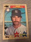 1987 topps don mattingly all star error card double mustache and period at end