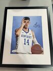 Tyler Herro Signed Autographed Kentucky 8x10 Photo Black Matt Framed 11x14 JSA