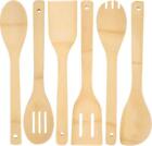6PCS Bamboo Kitchen Utensils, Spatula Spoons Cooking Set for Home Housewarming