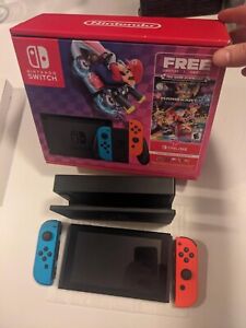 New ListingNintendo Switch Neon Red and Neon Blue Joy-Con Console 32GB