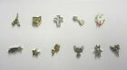 Origami Owl Floating Charms - 11 Piece Mixed Lot - Unicorn, Gold Rose & More