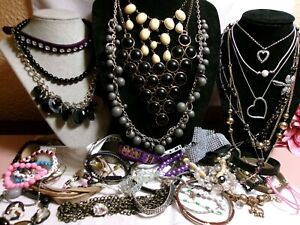 Vintage to Now~Junk Drawer Costume Jewelry for Crafts or Wear
