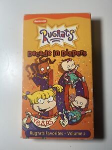 Nickeloden Rugrats Vhs , Decade in Diapers ,  2001, 10th Anniversary Volume 2
