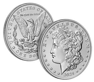 2021-P Morgan Silver Dollar Philadelphia Mint in OGP & COA- Free Priority Ship