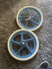 Old School BMX OGK Mags Maui Blue Freestyle Wheels 20