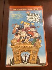 New ListingRugrats in Paris (VHS, 2000) Nickelodeon Nick Jr Kids VCR Tape Orange Tape