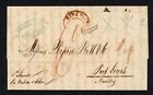 1862 French India Cover To Mauritius, Pondicherry CDS India Paid, Stamps Missing