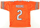 DJ Moore Signed Chicago Custom Autographed Football Jersey (PIA/JSA) Orange