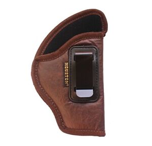 NEW BROWN IWB Soft Leather Holster Houston - You'll Forget It's On! Choose Model