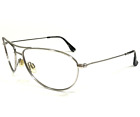 Maui Jim Eyeglasses Frames MJ-245-17 Baby Beach Silver Wrap Aviators 56-13-137