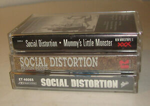 Social Distortion lot of 3 cassettes Metal 80s-90s