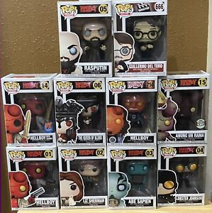 Hellboy Funko Pop Lot Of  10 Funkos Great Condition Plus Director Used