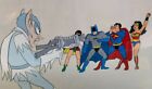 Vtg DC Super Friends Batman Robin Superman Wonder Woman Capt Cold Production Cel