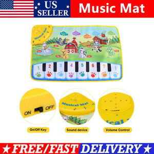 Baby Music Mat Children Crawling Piano Carpet Educational Musical Toy Kids Gift