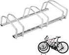 Houseware 3 Bicycle Floor Parking Adjustable Storage Stand Bike Rack Parking Gar