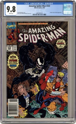 Amazing Spider-Man #333 CGC 9.8 1990 4087347014