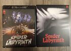 Spider Labyrinth 4K Ultra HD/Blu ray/CD*Severin*Slipcover*3 Disc*80's Horror*NEW
